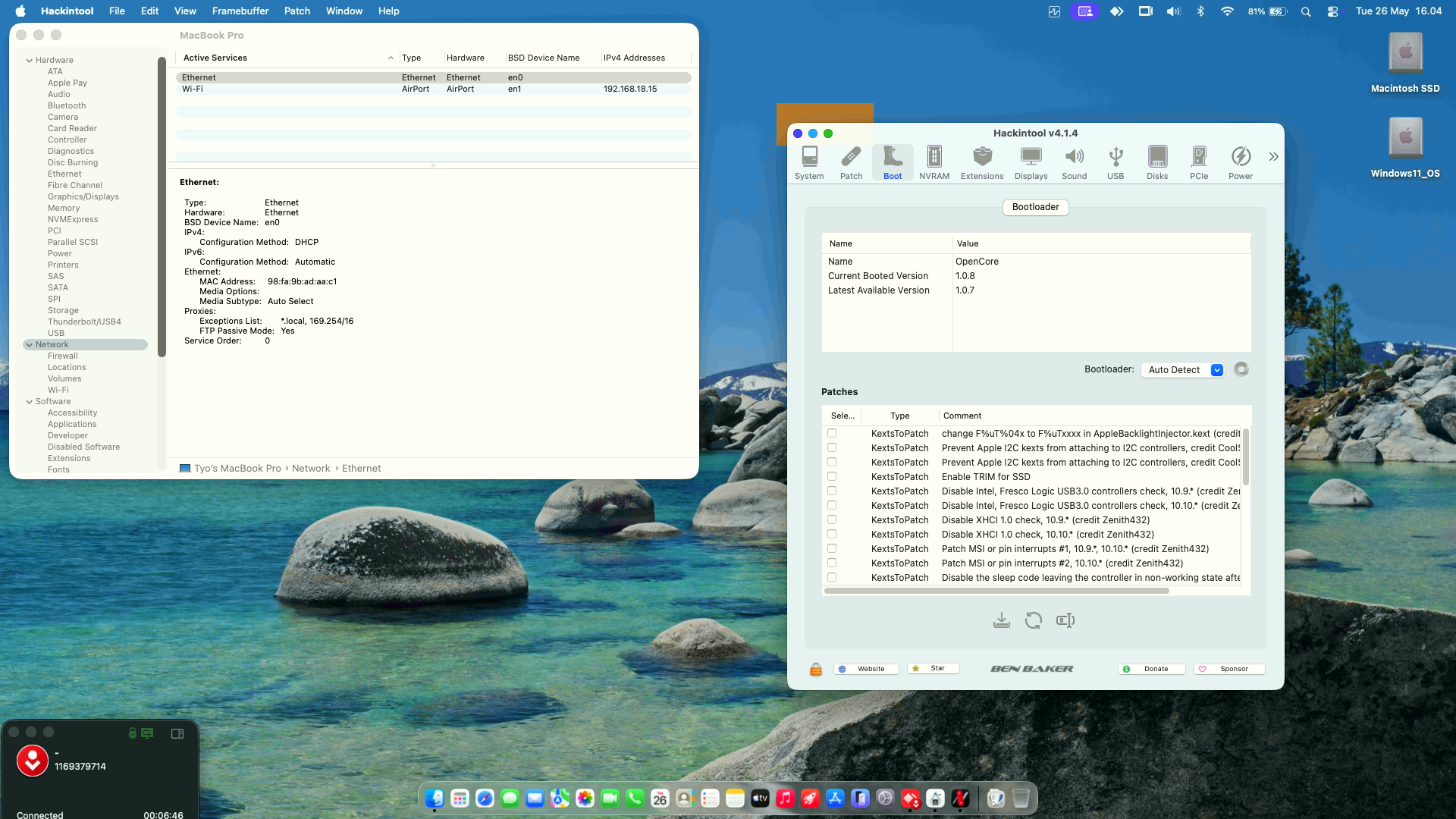 Lenovo Thinkpad X1 Yoga Gen 4 4Th [CometLake   Intel UHD 630 + I2C]   OpenCore 8